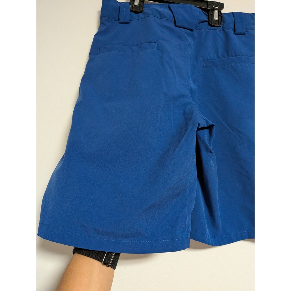 Under Armour Kids Blue Golf Shorts Adjustable Waist Youth Medium YMD JM M Loose - Picture 10 of 13
